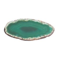 Schijf Groene Agaat Middel (6 - 8 cm)