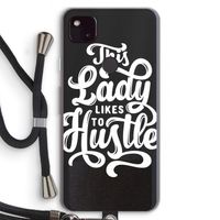 Hustle Lady: Pixel 4a 5G Transparant Hoesje met koord