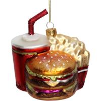Ornament Fast Food Menu Glas Multi 10.7cm - Hd collection