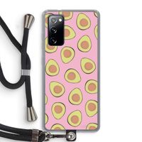 Dancing avocados: Samsung Galaxy S20 FE / S20 FE 5G Transparant Hoesje met koord