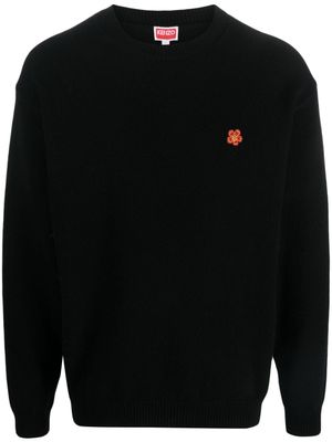 Kenzo pull Boke Flower en laine - Noir
