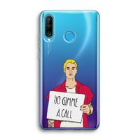 Gimme a call: Huawei P30 Lite Transparant Hoesje