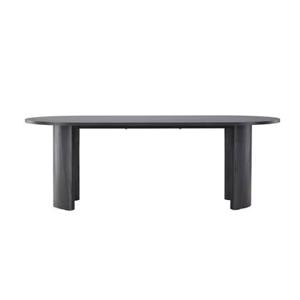 Svea - Silvio ovale eettafel - 100 x 220 cm - zwart