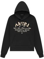 AMIRI hoodie en coton à logo imprimé - Noir