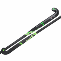Hockeystick GLB 70 Lowbow 24/25 Zwart Groen Hockeystick GLB 70 Lowbow 24/25 Zwart Groen