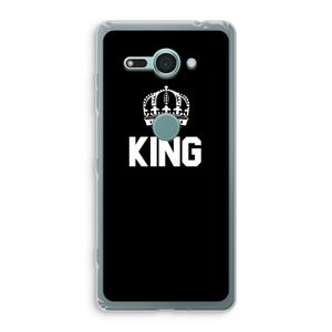 King zwart: Sony Xperia XZ2 Compact Transparant Hoesje