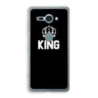 King zwart: Sony Xperia XZ2 Compact Transparant Hoesje