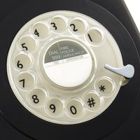 GPO Retro 746ROTARYBLA Telefoon met draaischijf klassiek jaren ‘70 ontwerp - thumbnail