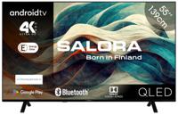 Salora 55QLED320 tv 139,7 cm (55") 4K Ultra HD Smart TV Wifi Zwart 350 cd/m²
