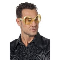Gouden disco feestbrillen   -