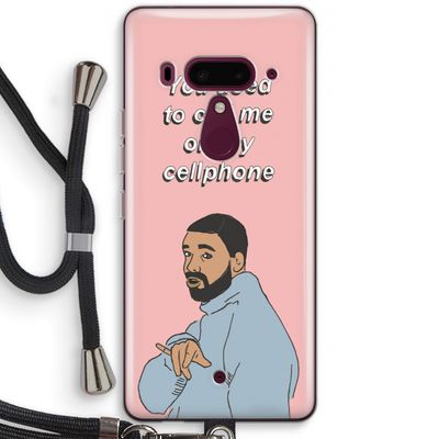 Hotline bling: HTC U12+ Transparant Hoesje met koord