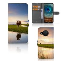 Nokia X10 | Nokia X20 | Telefoonhoesje | Met pasjeshouder | Koe