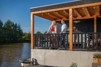 Triple profiel Midden-Europees vuren zwart gespoten 2,2x14,0x360 cm Tuindeco - Tuindeco