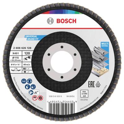 Bosch Accessories 2608626128 Lamellenschuurschijf Diameter 115 mm 1 stuk(s)