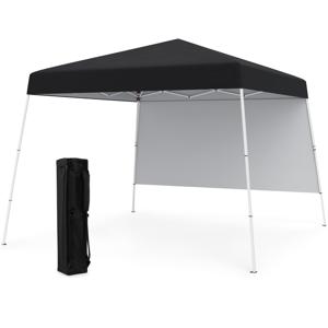3 x 3 m Pop-up Paviljoen Vouwpaviljoen Tuinzelt Waterdicht & Zonbescherming Tuinpaviljoen Zwart