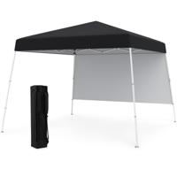 3 x 3 m Pop-up Paviljoen Vouwpaviljoen Tuinzelt Waterdicht & Zonbescherming Tuinpaviljoen Zwart