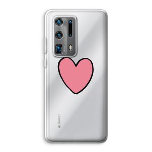 Hartje: Huawei P40 Pro Plus Transparant Hoesje