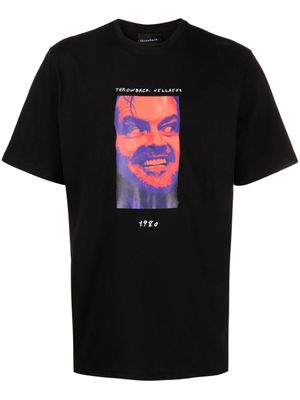 Throwback. Katoenen T-shirt - Zwart Throwback. Katoenen T-shirt - Zwart