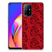 OPPO A94 5G | Reno5 Z TPU Case Red Roses - thumbnail