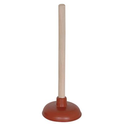 MSV Gootsteen ontstopper - plopper - hout/rubber - 11 x 30 cm MSV Gootsteen ontstopper - plopper - hout/rubber - 11 x 30 cm