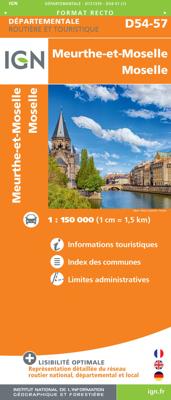 Wegenkaart - landkaart 721339 Meurthe-et-Moselle - Moselle | IGN - Institut Géographique National