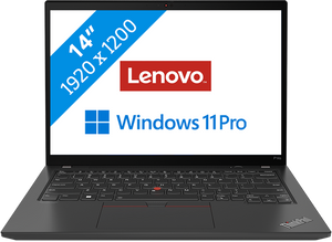 Lenovo ThinkPad P14s Mobiel werkstation 35,6 cm (14") WUXGA Intel® Core™ i7 i7-1360P 16 GB LPDDR5x-SDRAM 512 GB SSD NVIDIA RTX A500 Wi-Fi 6E (802.11ax) Windows 11 Pro Zwart