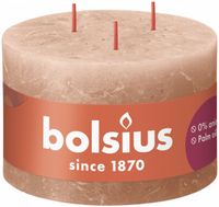 Bolsius shine rustiekkaars 90/140 creamy caramel