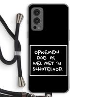 Schotelvod: OnePlus Nord 2 5G Transparant Hoesje met koord