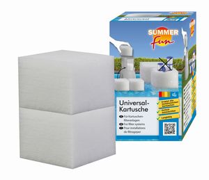 Summer Fun - cartridgefilter (2 stuks) - wit â€“ universeel - Leen Bakker