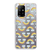 Regenboog: Oppo A94 5G Transparant Hoesje
