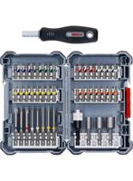 Bosch Accessoires 44+1 delige schroefbitset en doppen in cassette - 2607017692