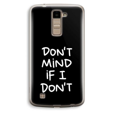 Don't Mind: LG K10 (2016) Transparant Hoesje