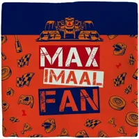 Plenty Gifts tegeltje keramiek maximaal fan 10x10cm oranje