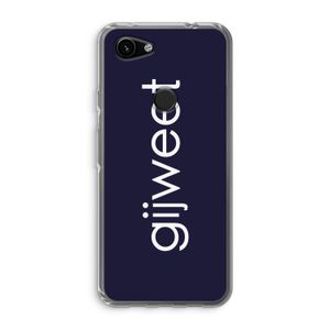 Gijweet: Google Pixel 3a Transparant Hoesje