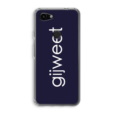 Gijweet: Google Pixel 3a Transparant Hoesje