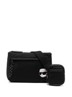 Karl Lagerfeld sacoche Ikonik Twin - Noir