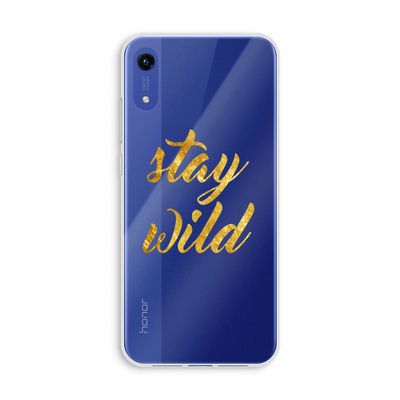 Stay wild: Honor Play 8A Transparant Hoesje