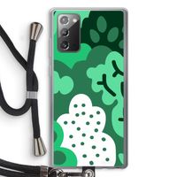 Bushes: Samsung Galaxy Note 20 / Note 20 5G Transparant Hoesje met koord