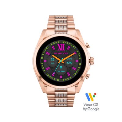 Horlogeband Michael Kors MKT5135 Staal Rosé 22mm