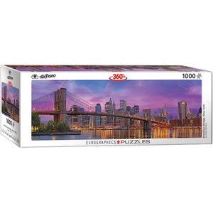 Eurographics puzzel Brooklyn Bridge New York Panorama - 1000 stukjes