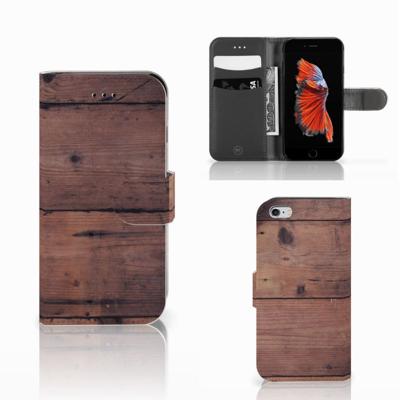 Apple iPhone 6 | 6s | Book Style Case | Old Wood