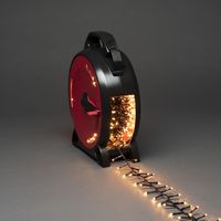 Konstsmide 3850-800 Lichtketting Buiten Energielabel: E (A - G) werkt op het lichtnet Aantal lampen 1200 LED Barnsteen Verlichte lengte: 26.38 m Haspel - thumbnail