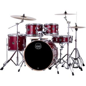 Mapex Venus Fusion Crimson Red Sparkle 5-delig drumstel met hardware & Zildjian bekkens