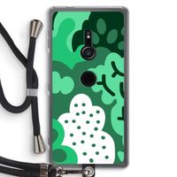 Bushes: Sony Xperia XZ2 Transparant Hoesje met koord