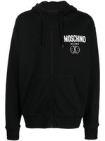 Moschino hoodie en coton à logo imprimé - Noir - thumbnail