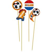 'Prikkers Voetbal Holland 10 cm - 8 stuks' | Luxe cadeaus