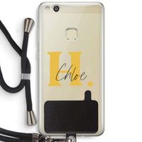 Amber Script: Huawei Ascend P10 Lite Transparant Hoesje met koord