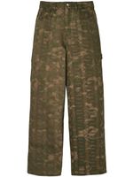 Marc Jacobs pantalon ample à imprimé camouflage - Vert