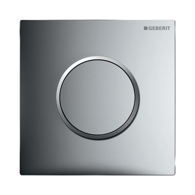 Geberit Urinoirstuursysteem Sigma 10 Pneumatische Bediening Chroom