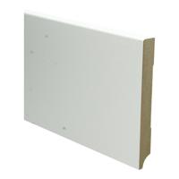 MDF Moderne plint 150x18 voorgelakt RAL9010 - lengte 240cm
